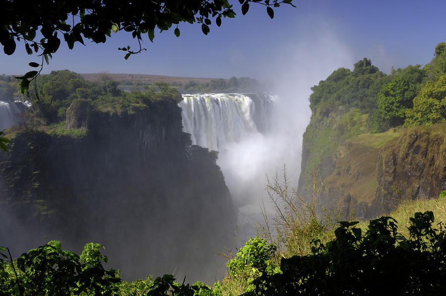 The Mainfall From Victoria Falls Photograph by Wolfgang steiner