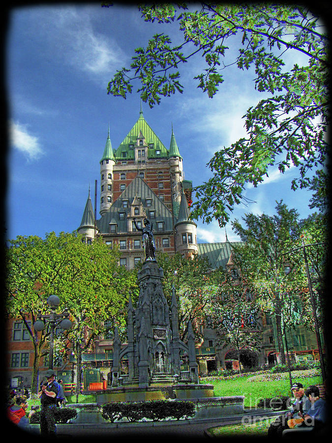City Photograph - The Majestic Chateau Frontenac In Quebec City by Al Bourassa