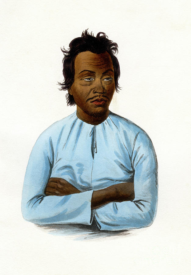 The Malay, C1840.artist James Prichard Drawing by Print Collector