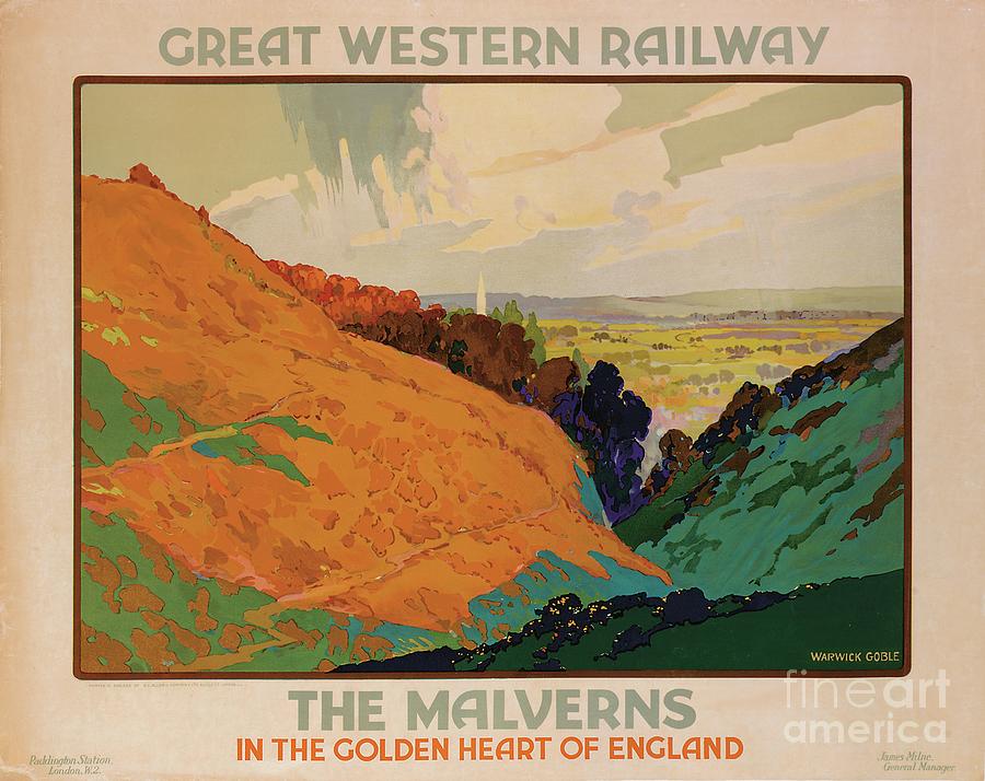 'the Malverns', Poster Advertising The Great Western Railway, 1931 by ...