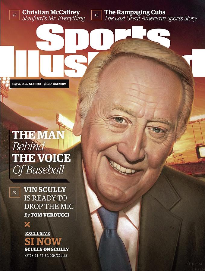 The Man Behind The Voice Of Baseball Sports Illustrated Cover Photograph by Sports Illustrated