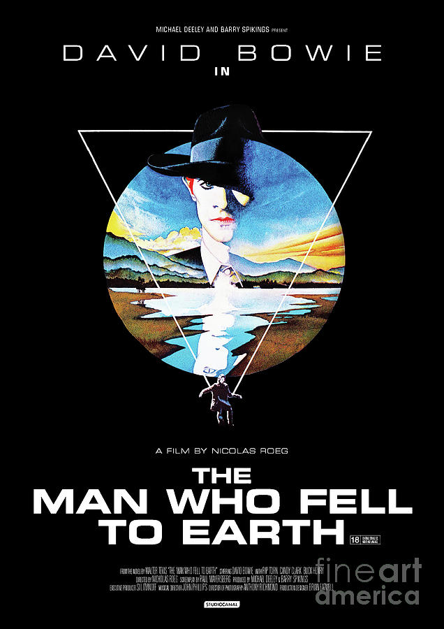 David Bowie Mixed Media - The Man Who Fell To Earth 1976 by Kultur Arts Studios David Bowie Mixed Media - The Man Who Fell To Earth 1976 by Kultur Arts Studios