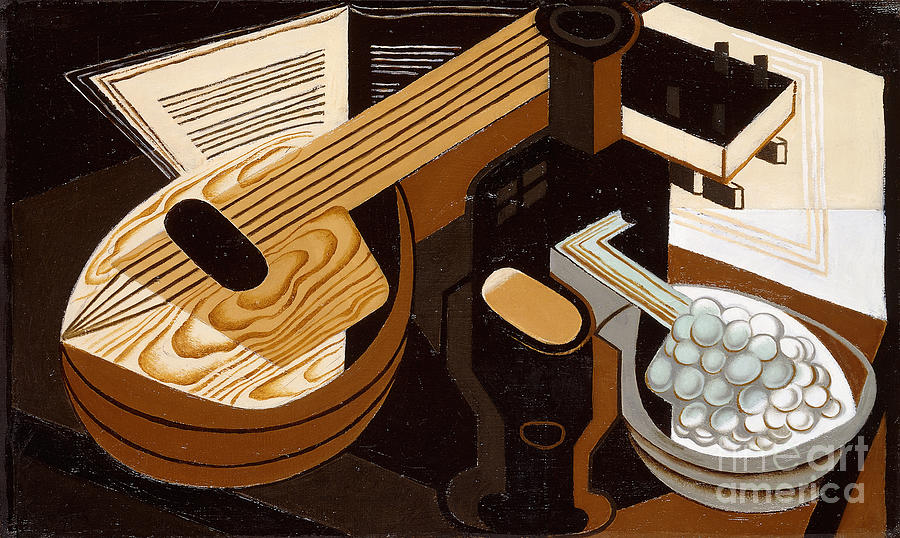 The Mandolin; La Mandoline, 1921 Painting by Juan Gris