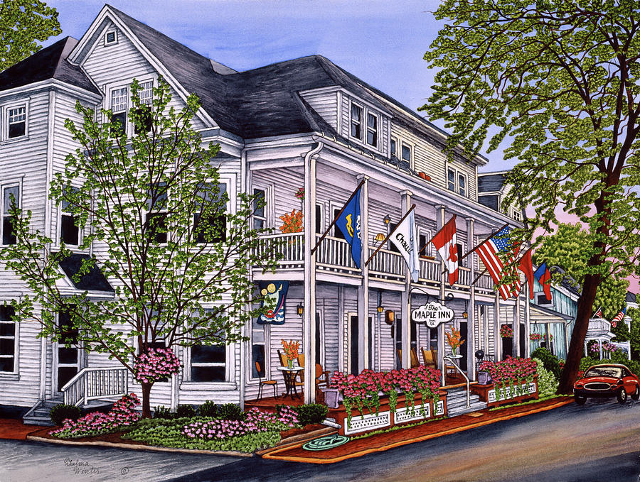 The Maple Inn Painting by Thelma Winter