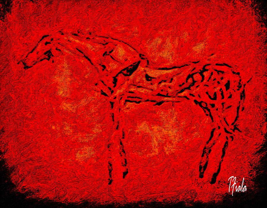 The Mare at Sundown Digital Art by Terry Fiala