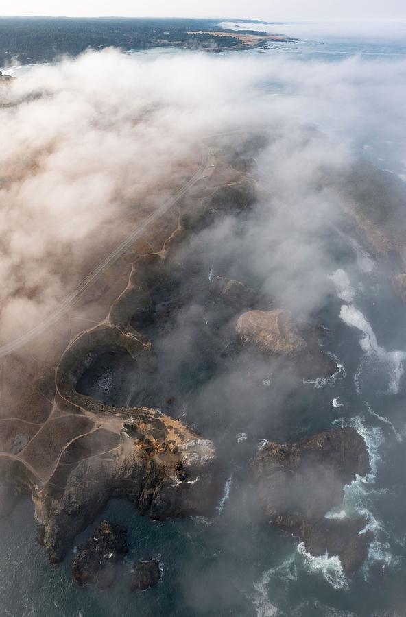 Nature Photograph - The Marine Layer Is Propelled by Ethan Daniels