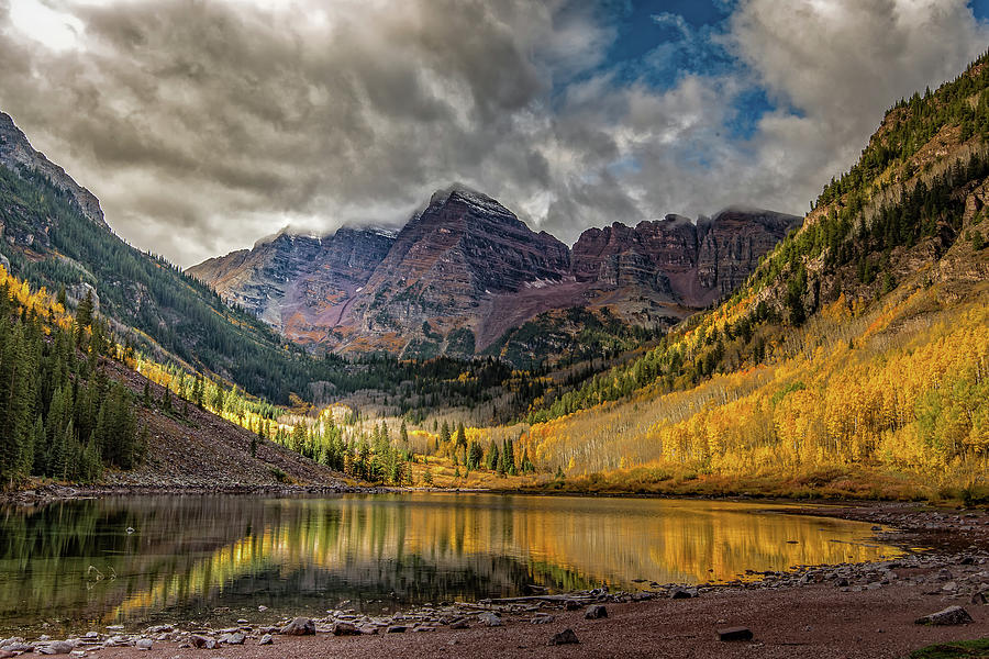 The Maroon Bells - Aspen, Colorado by William Christiansen The Maroon Bells - Aspen, Colorado by William Christiansen