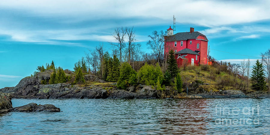 The Marquette Harbor Lighthouse Photograph by Nick Zelinsky Jr