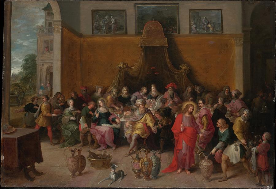 The Marriage At Cana Painting by Frans Francken The Younger The Marriage At Cana Painting by Frans Francken The Younger