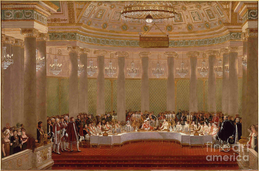 The Marriage Banquet Of Napoleon Drawing by Heritage Images