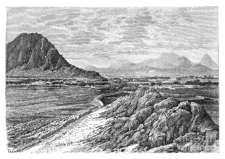 The Marsha Pass, North Of Kandahar Drawing by Print Collector