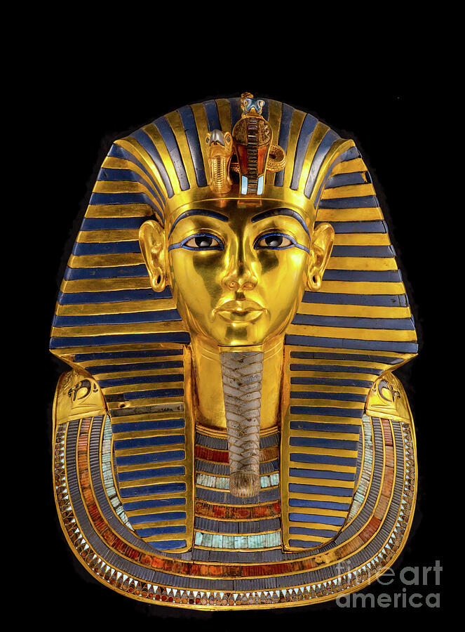 The Mask Of Tutankhamun Is A Gold Mask Of The 18th-dynasty Ancient ...