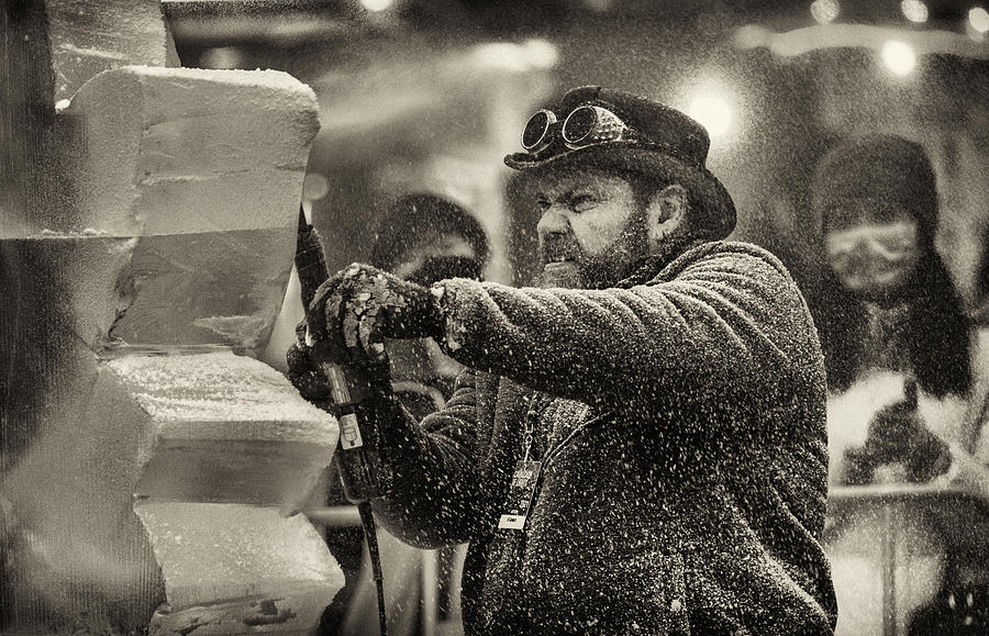 The Master Of Ice Photograph by Maksim Sokolov