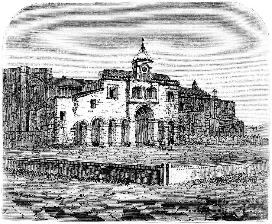 The Mausoleum Of Columbus, Santo Drawing by Print Collector