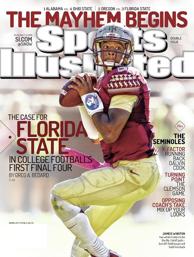 Florida State University Photograph - The Mayhem Begins The Case For Florida State In College Sports Illustrated Cover by Sports Illustrated