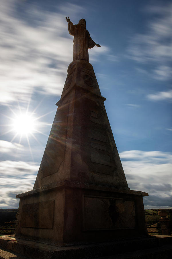 The medinaceli christ under blue sky and sun by Vicen Photography The medinaceli christ under blue sky and sun by Vicen Photography