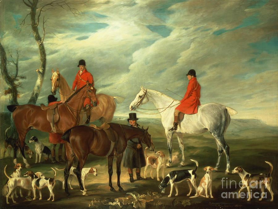 The Meet, Melton Mowbray, 1829 Painting by John E. Ferneley Fine Art