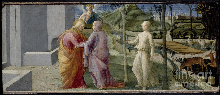 The Meeting Of Joachim And Anna At The Golden Gate 15th Century