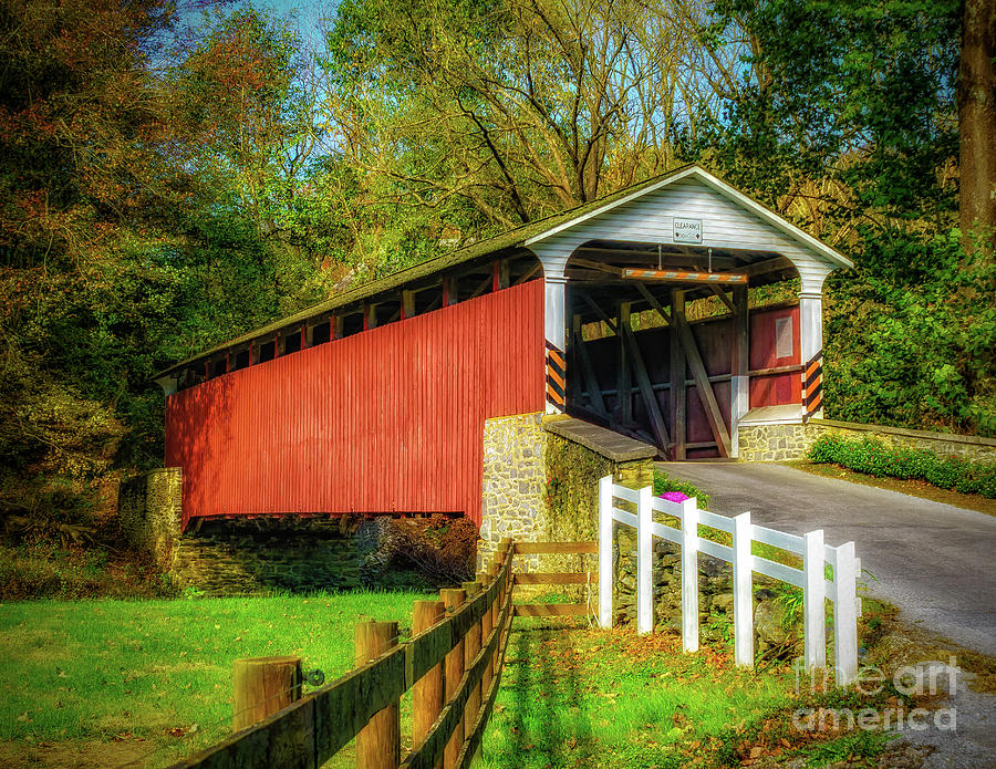 The Mercers Mill Covered Bridge Photograph by Nick Zelinsky Jr