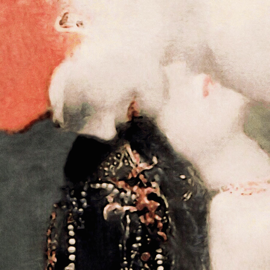 Howard Pyle Mixed Media - The Mermaid Detail Remix by Susan Maxwell Schmidt