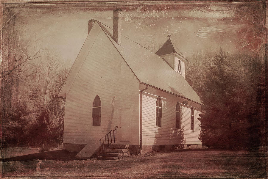The Merryall Chapel Vintage Style Photograph