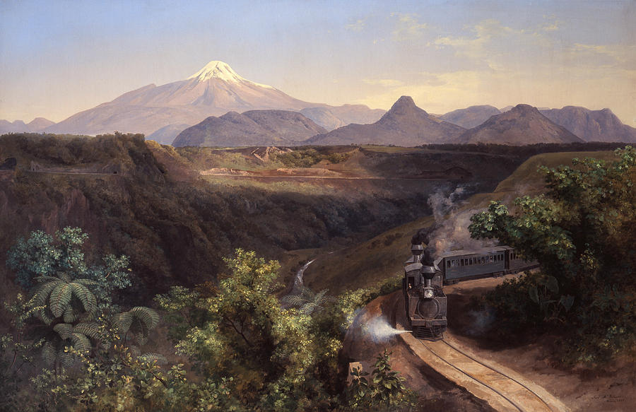 The Metlac Ravine Painting by Jose Maria Velasco Gomez