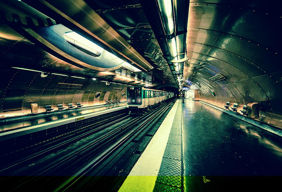 The Metro,  Les Arts et Metiers, Paris. Photograph by Maggie Mccall