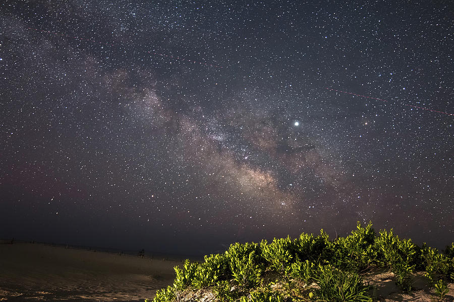 The Milky Way over the Dunes Photograph by Ken Fullerton