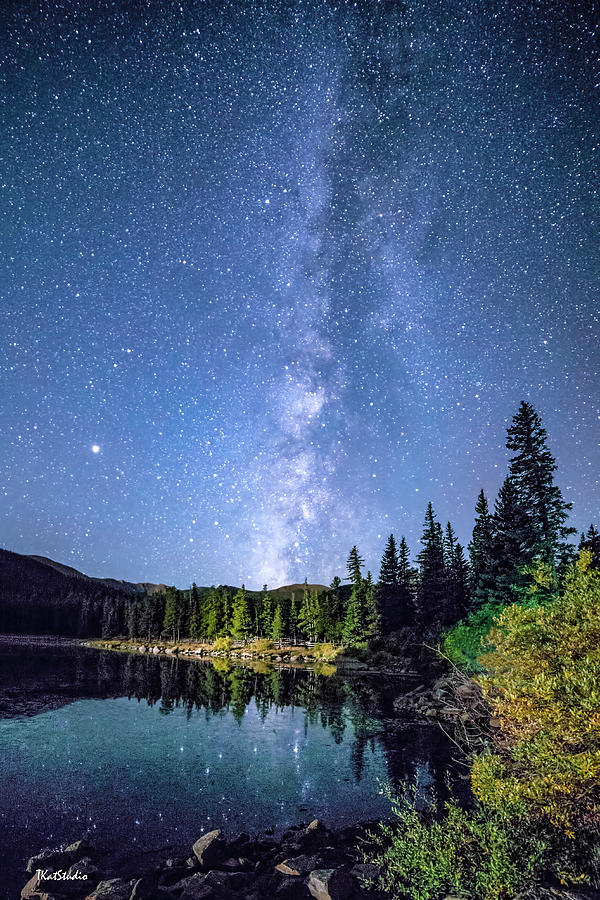 The Milky Way Over Echo Lake Photograph by Tim Kathka