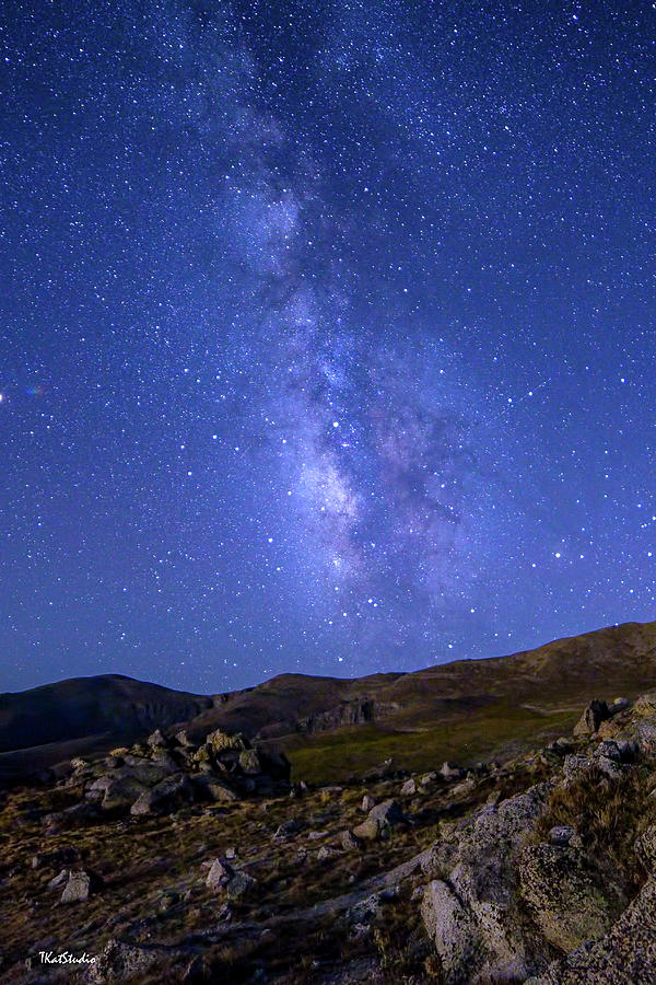 The Milky Way Over Mt. Evans Photograph by Tim Kathka