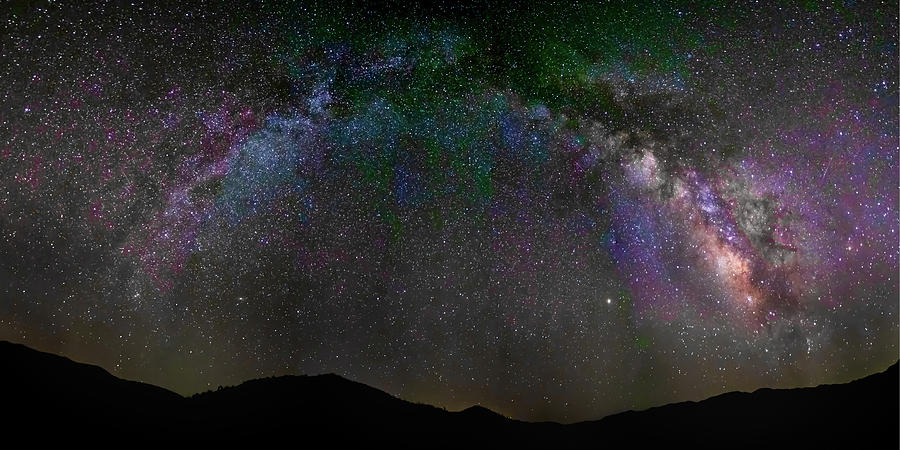 The Milky Way Over The Anza Borrego Desert Photograph