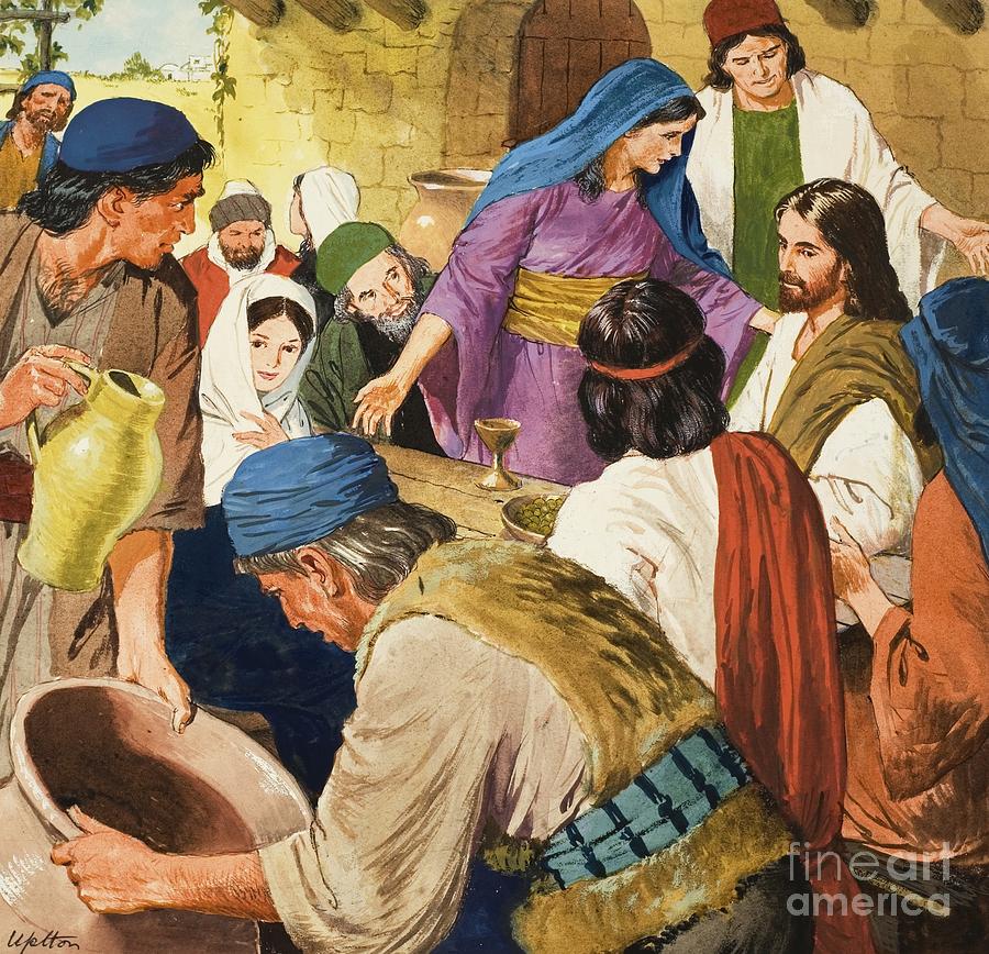 The Miracles Of Jesus Painting by Clive Uptton - Pixels