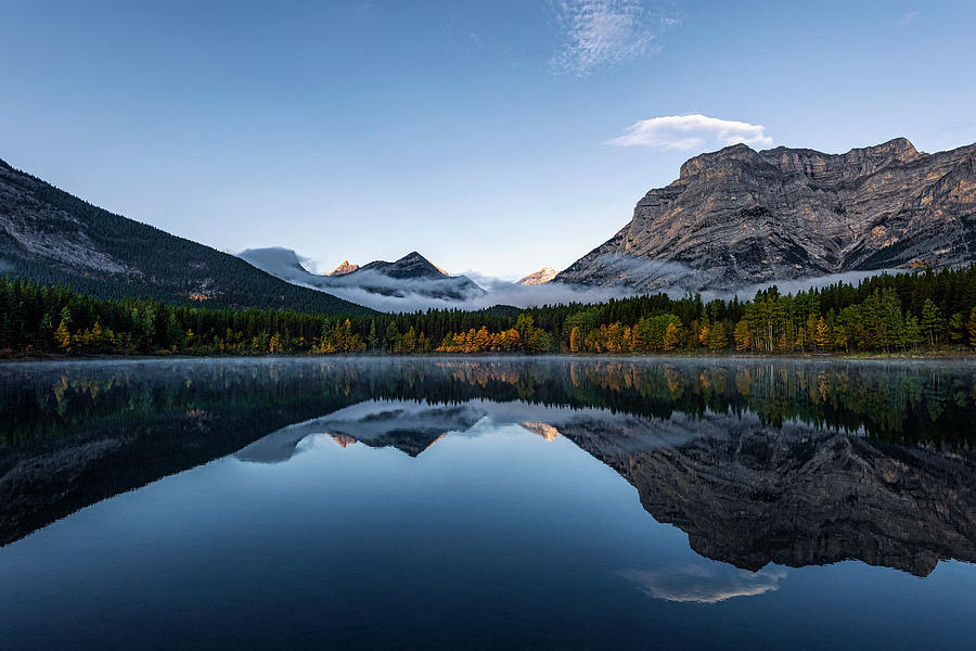 The Mirror-like Lake Photograph by Chuanxu Ren | Fine Art America