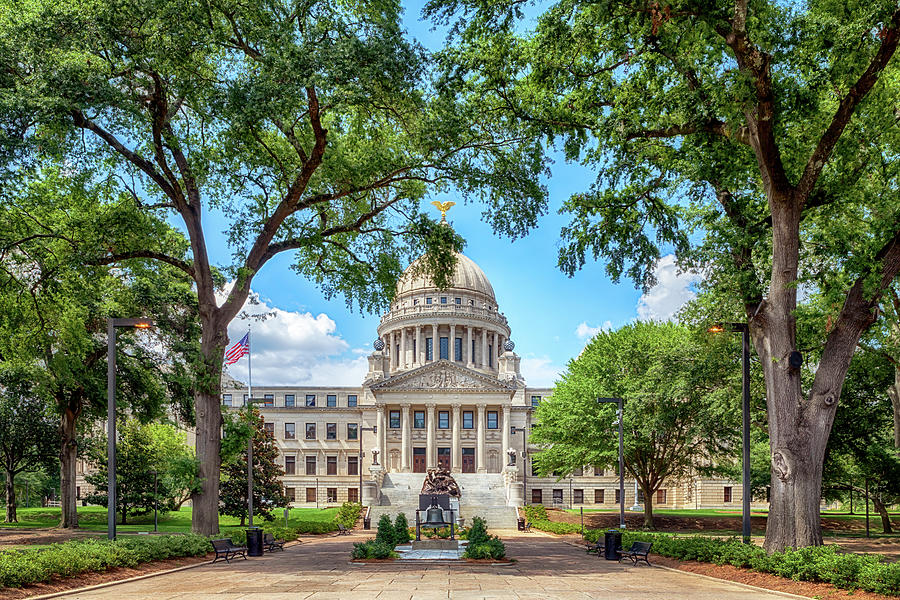The Mississippi State Capitol Photograph by Susan Rissi Tregoning