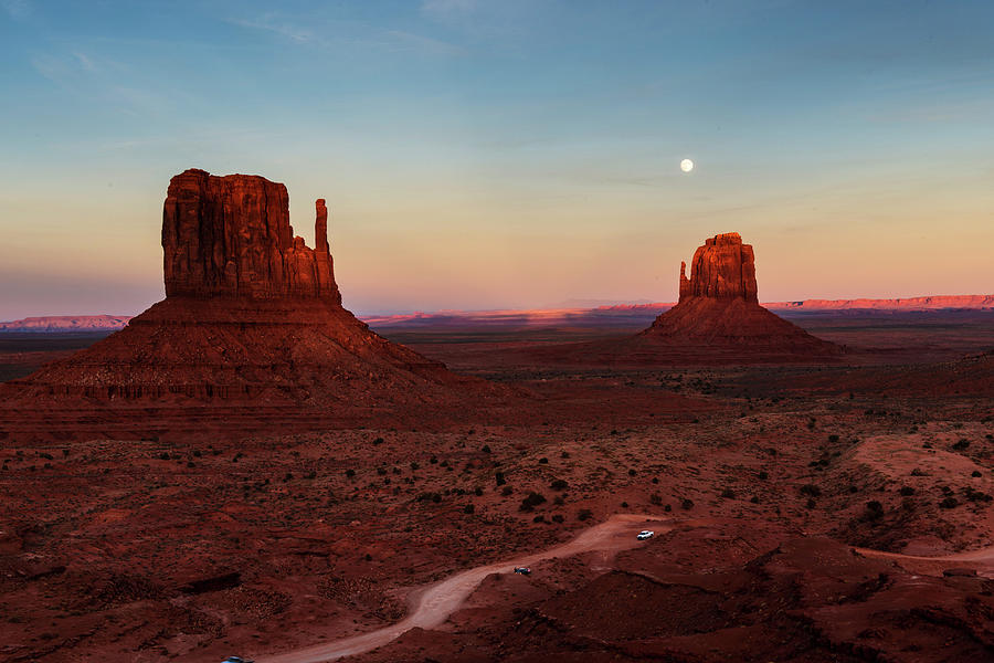 The Mittens At Monument Valley And Full Photograph by Amritendu Maji