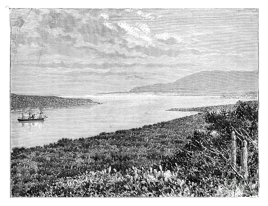 The Môle St Nicolas Peninsula, Haiti Drawing by Print Collector