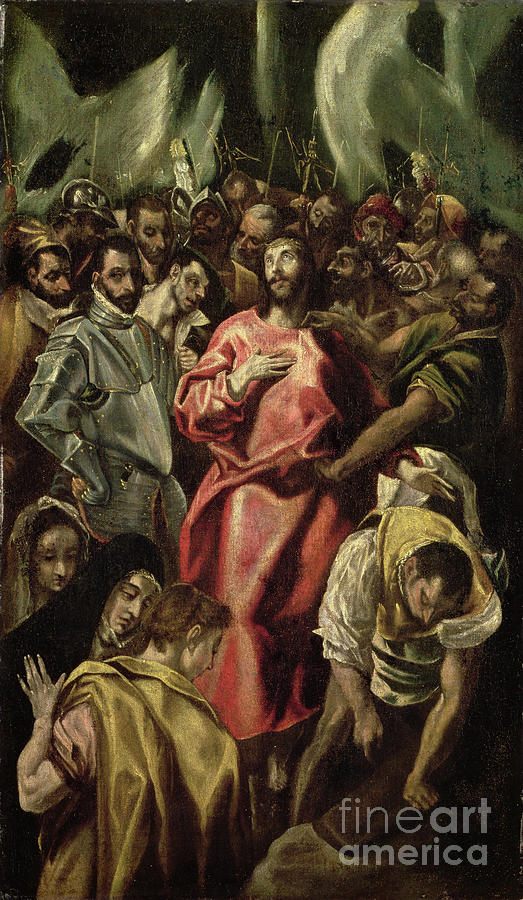 The Mocked Christ Painting by El Greco - Fine Art America