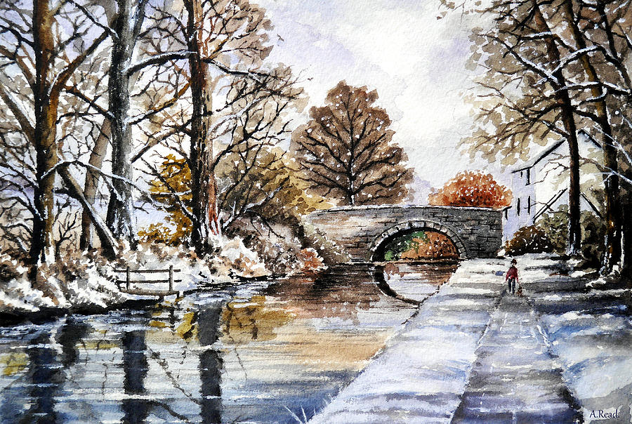 The Mon and Brecon Canal Painting by Andrew Read