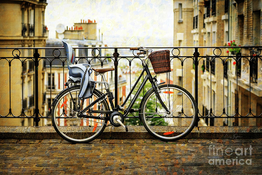 The Montmartre Bicycle Photograph by Craig J Satterlee