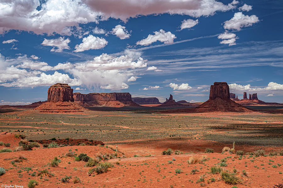 The Monument Valley Photograph by G Lamar Yancy
