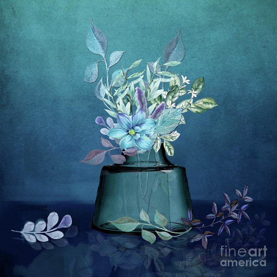 Impressionism Digital Art - The Moods of Blue by J Marielle