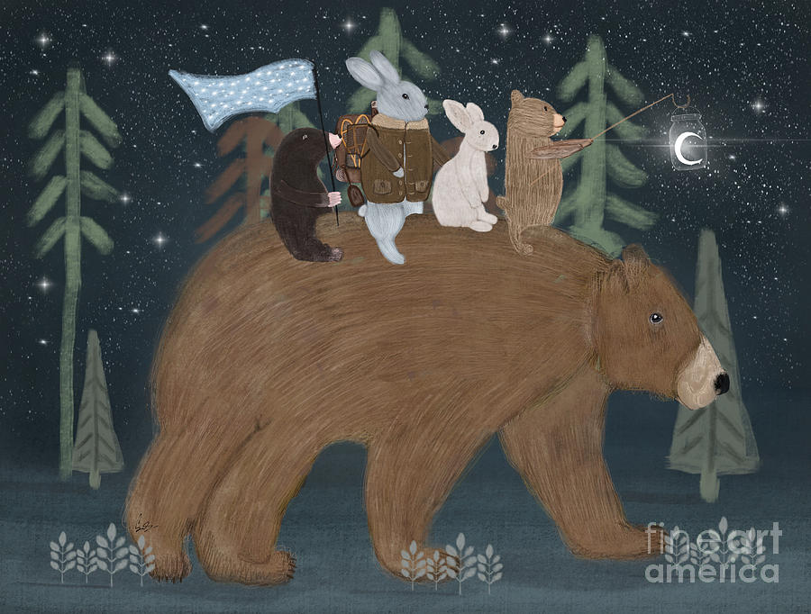 The Moon Bear Painting by Bri Buckley