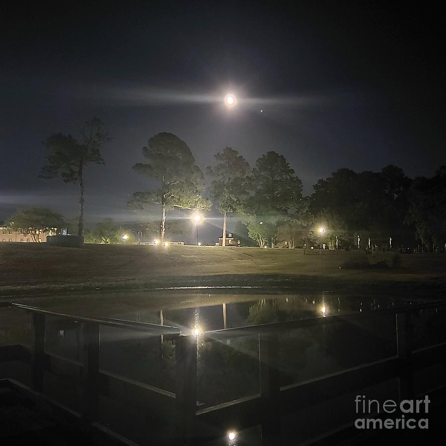 The Moon Over Lake Leisure Photograph