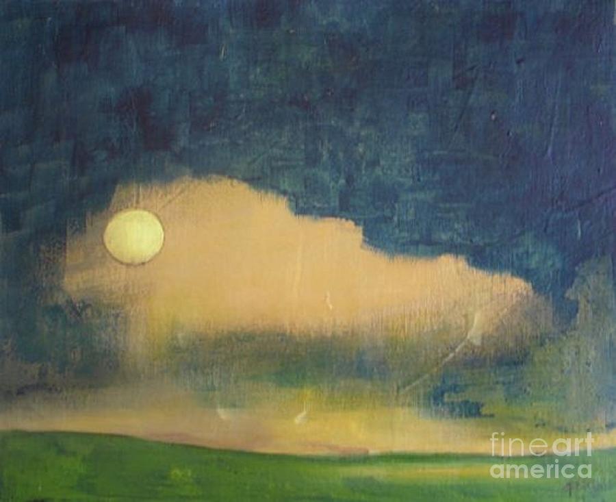 The moon Painting by Vesna Antic