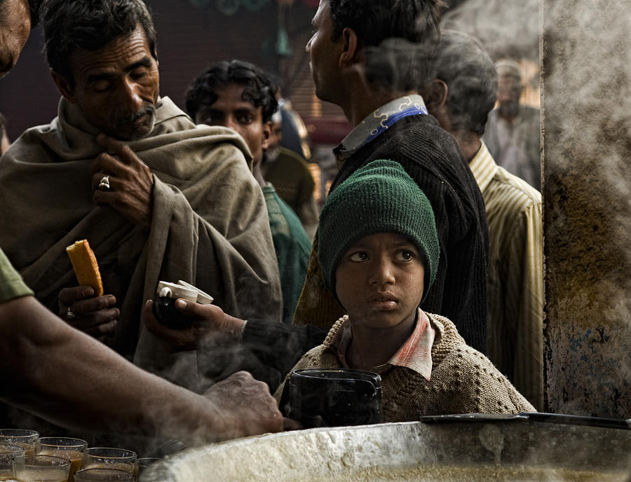 Tea Photograph - The Morning Tea Stall by Prateek Dubey
