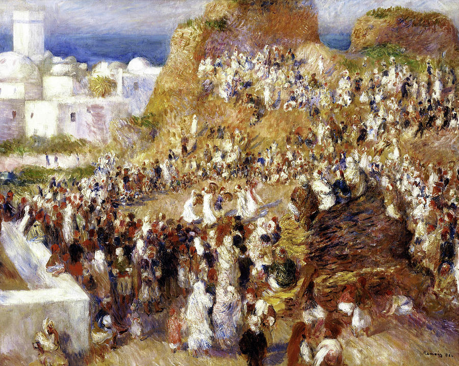 Paris Painting - The Mosque - Digital Remastered Edition by Pierre-Auguste Renoir