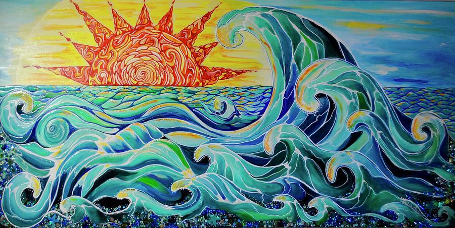 The Mother Wave Painting by Patricia Arroyo