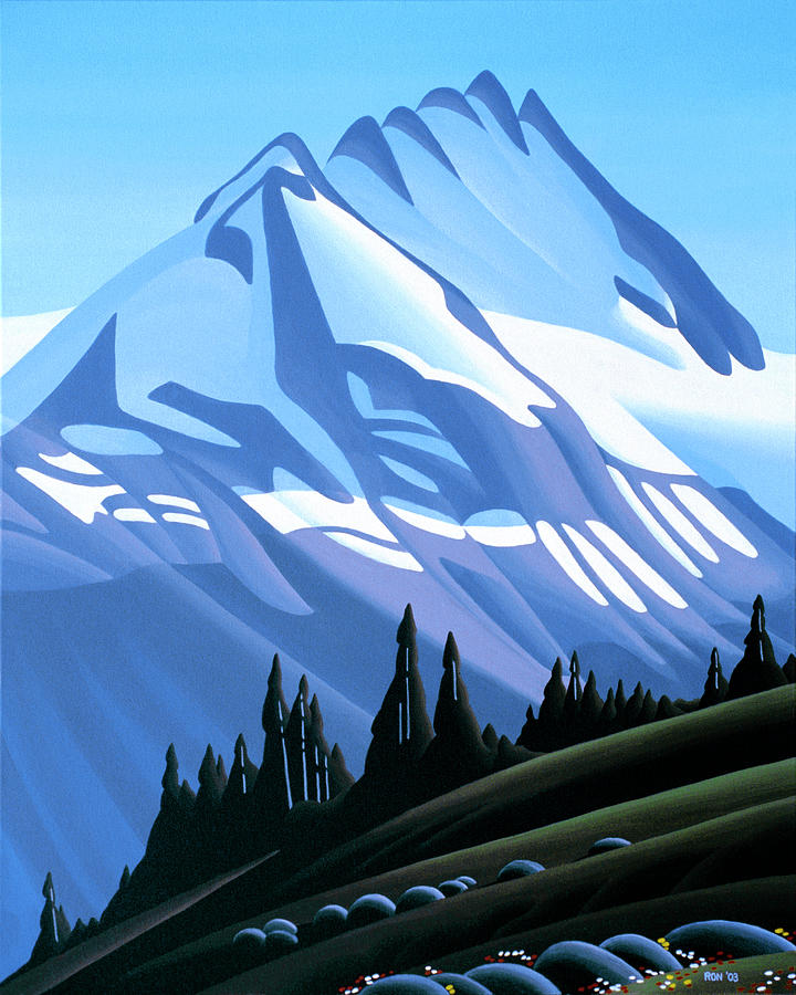 The Mountain Painting by Ron Parker