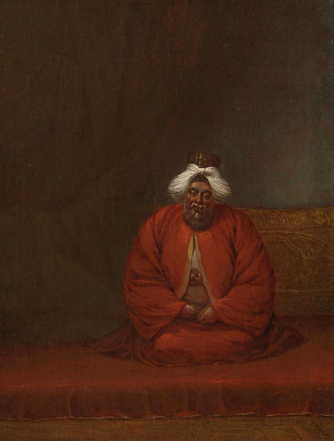 The mufti, head of religious affairs. Painting by Jean Baptiste Vanmour