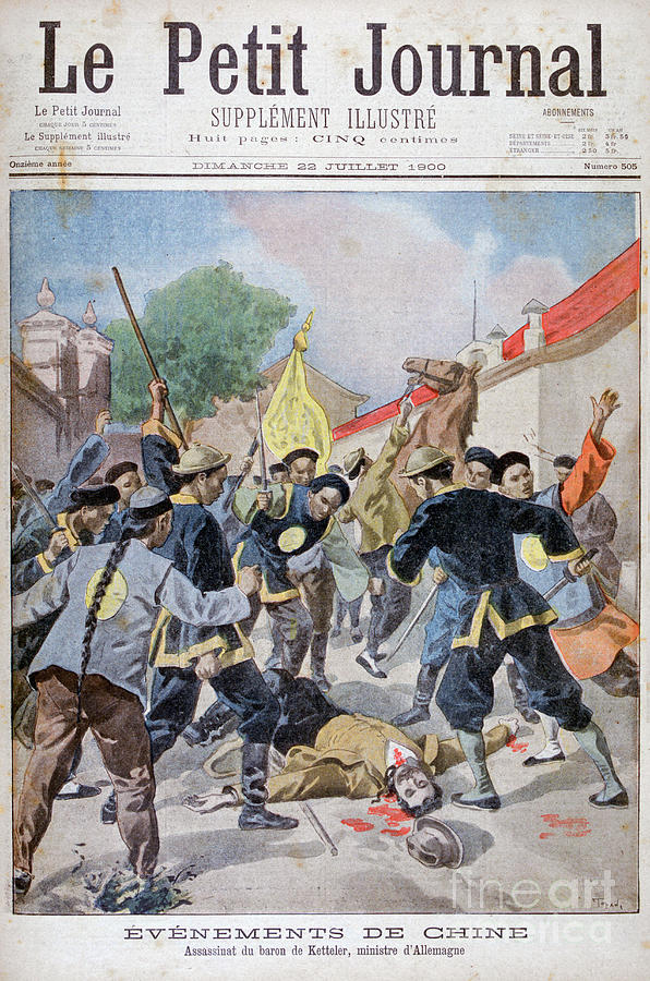 The Murder Of Baron Ketteler, German Drawing by Print Collector